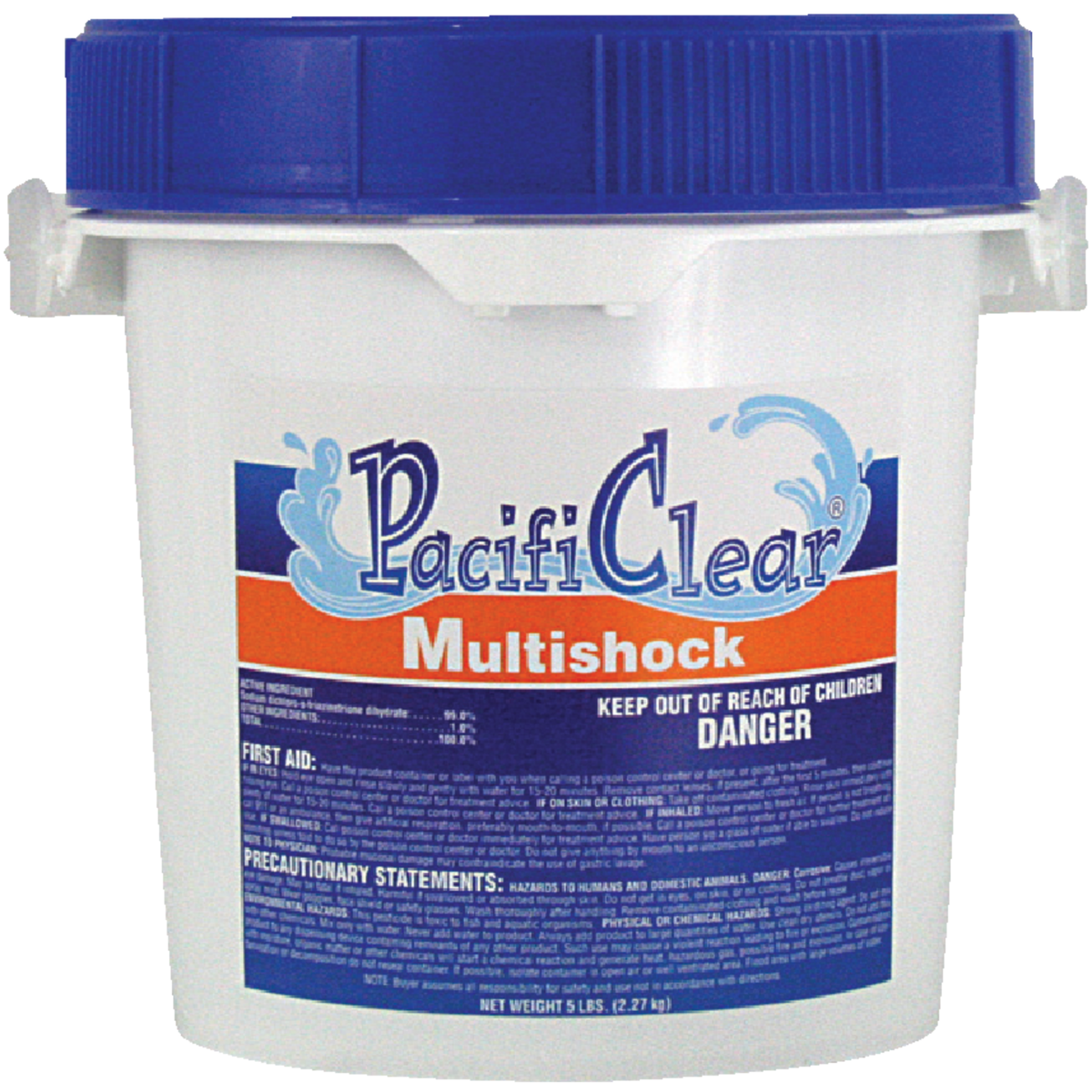 PacifiClear 5 Lb. MultiShock Granule Image 1