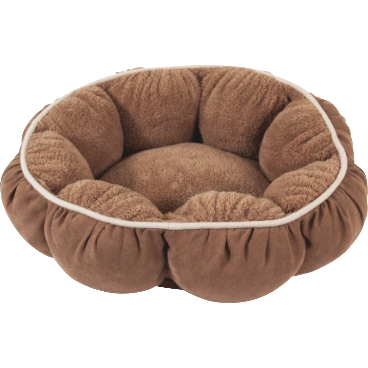 Petmate Aspen Pet 18 In. Round Recycled Polyester Fiber Dog Bed Image 3
