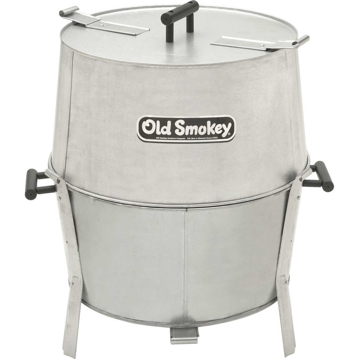 Old Smokey Jumbo 22 In. Dia. Silver Charcoal Grill Image 1