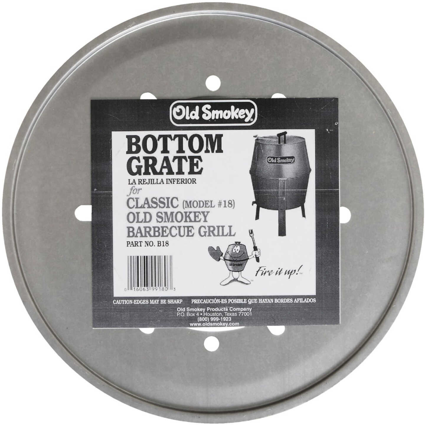 Old Smokey 14.5 In. Dia. Aluminized Steel Bottom Grill Grate Image 2