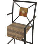 St Claire 3-Piece Bar Bistro Set With Brown Wicker Seats Image 3