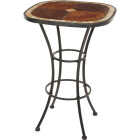 St Claire 3-Piece Bar Bistro Set With Brown Wicker Seats Image 1