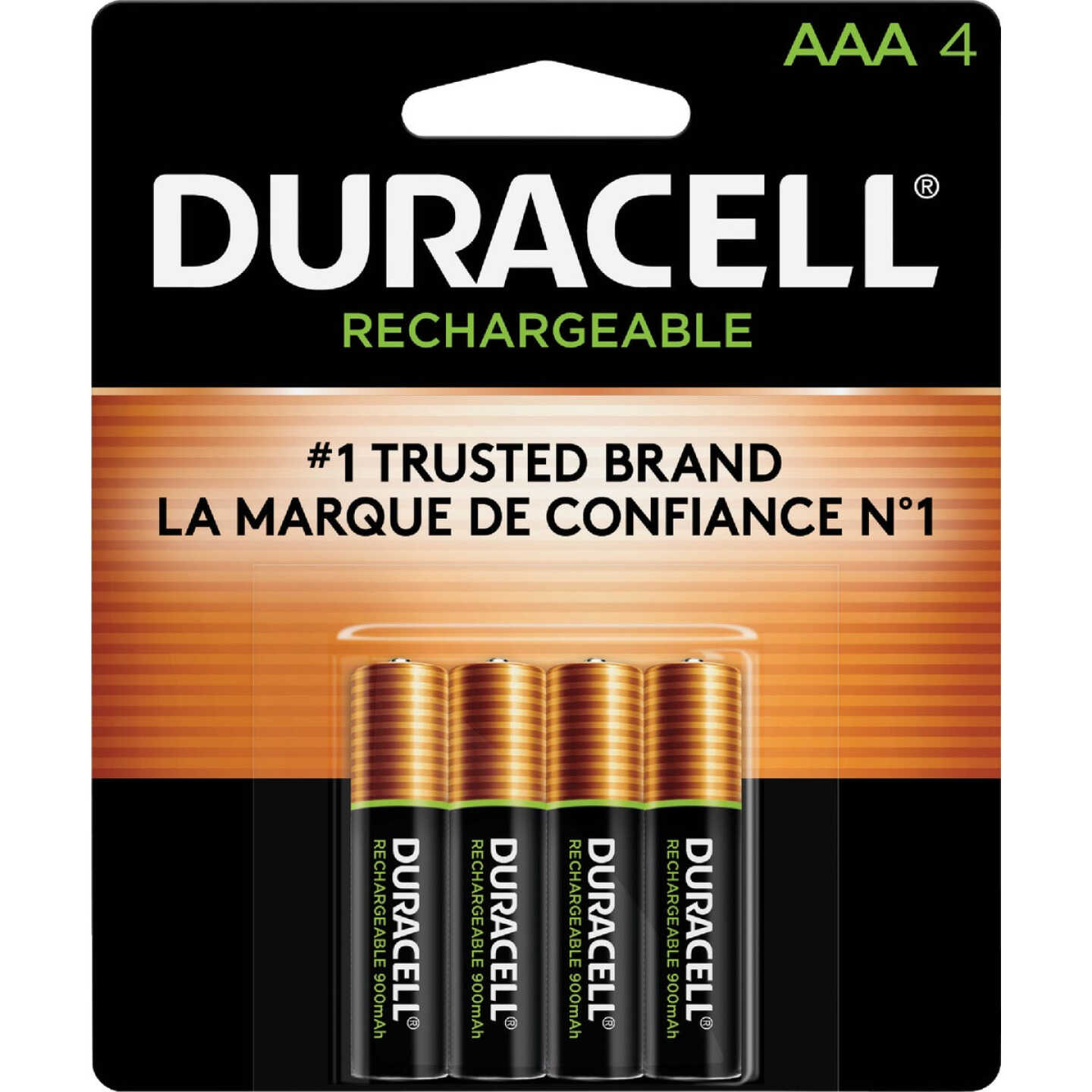 Duracell AAA NiMH Rechargeable Battery (4-Pack) Image 1