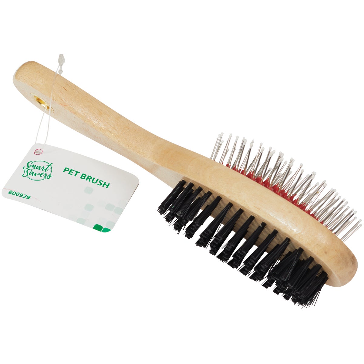 Smart Savers Plastic & Metal Bristle Pet Brush Combo Image 1