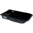 Soroc 26 in. x 48 in Black Poly Sport Snow Sled Image 1