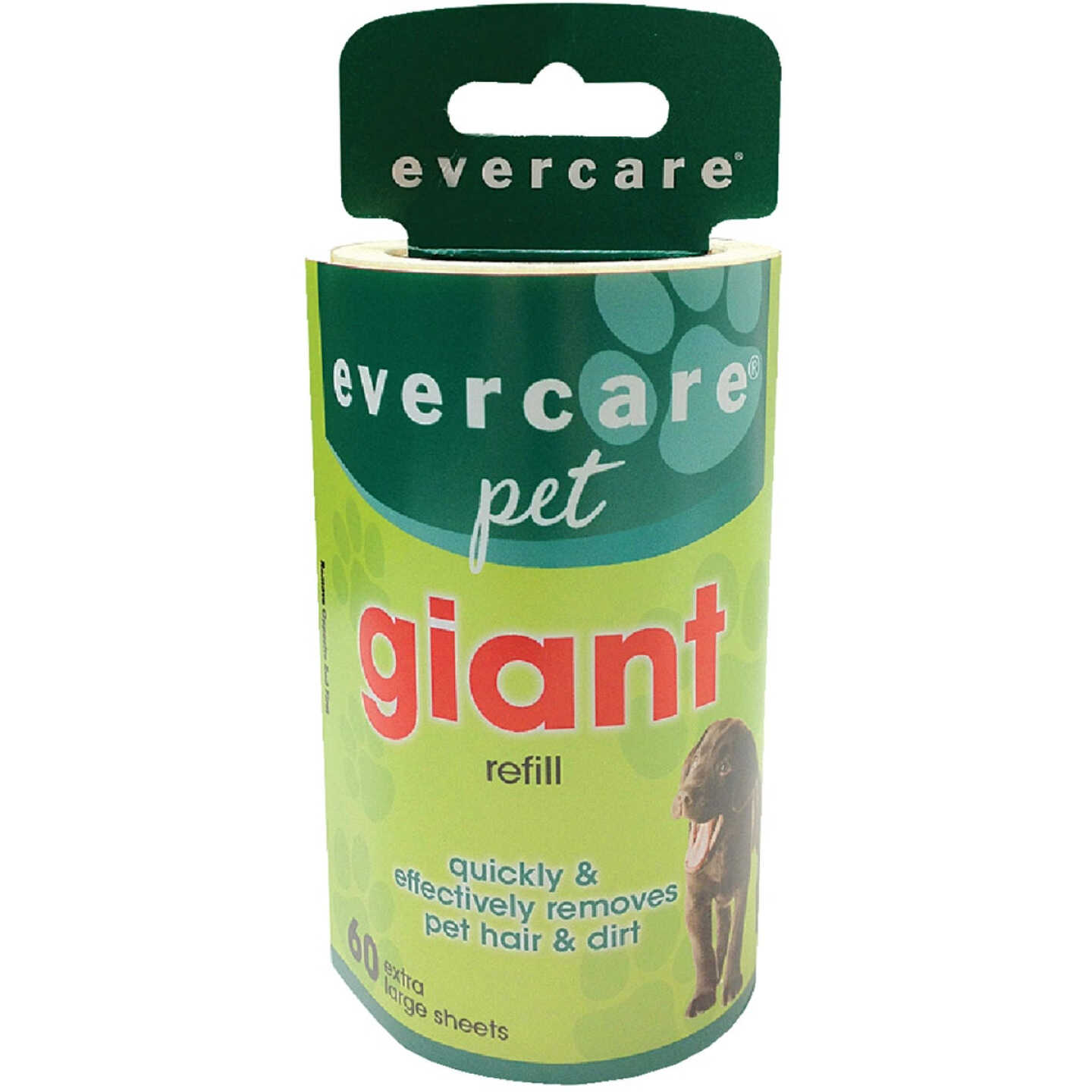 Evercare Pet 36.4 Ft. x 4.6 In. Giant Refill Roll Pet Hair Remover Image 1