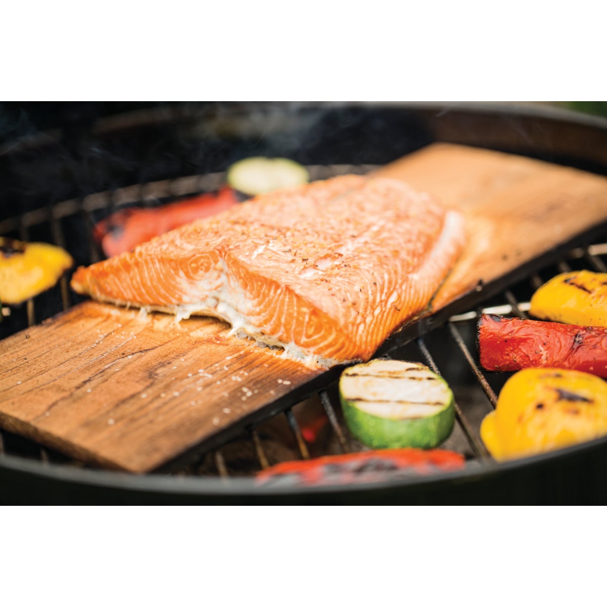 Weber 5-3/4 In. W. x 15 In. L. x 0.78 In. Thick Firespice Cedar Smoke Plank (2-Pack) Image 2