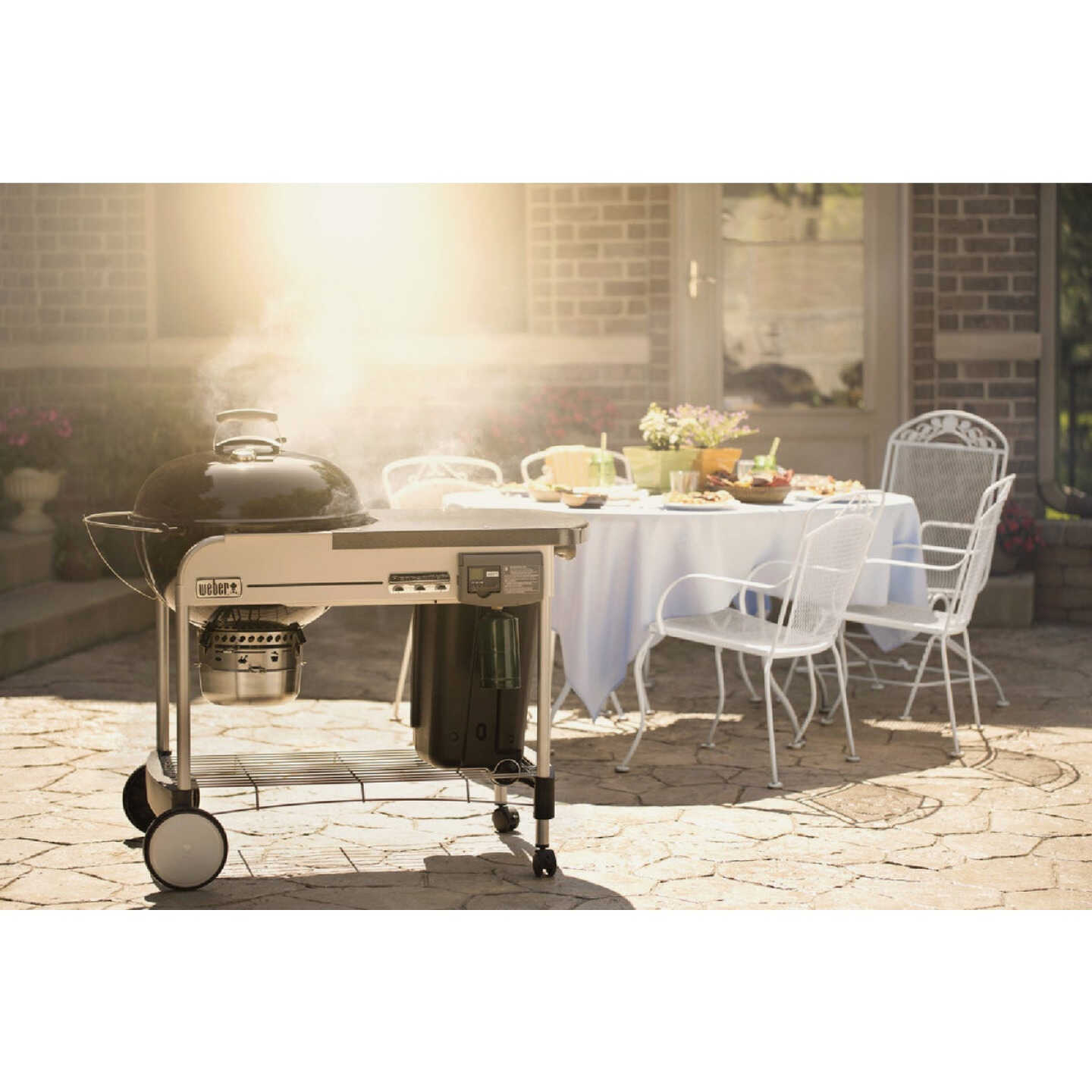 Weber Performer Deluxe 22 In. Charcoal Grill, Black Image 2