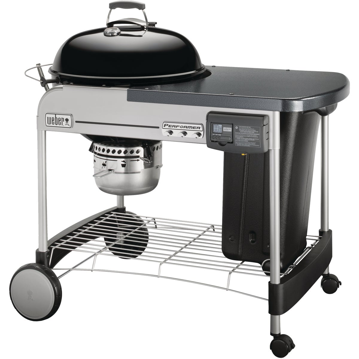 Weber Performer Deluxe 22 In. Charcoal Grill, Black Image 4