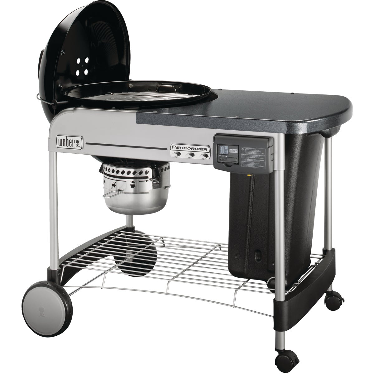 Weber Performer Deluxe 22 In. Charcoal Grill, Black Image 6