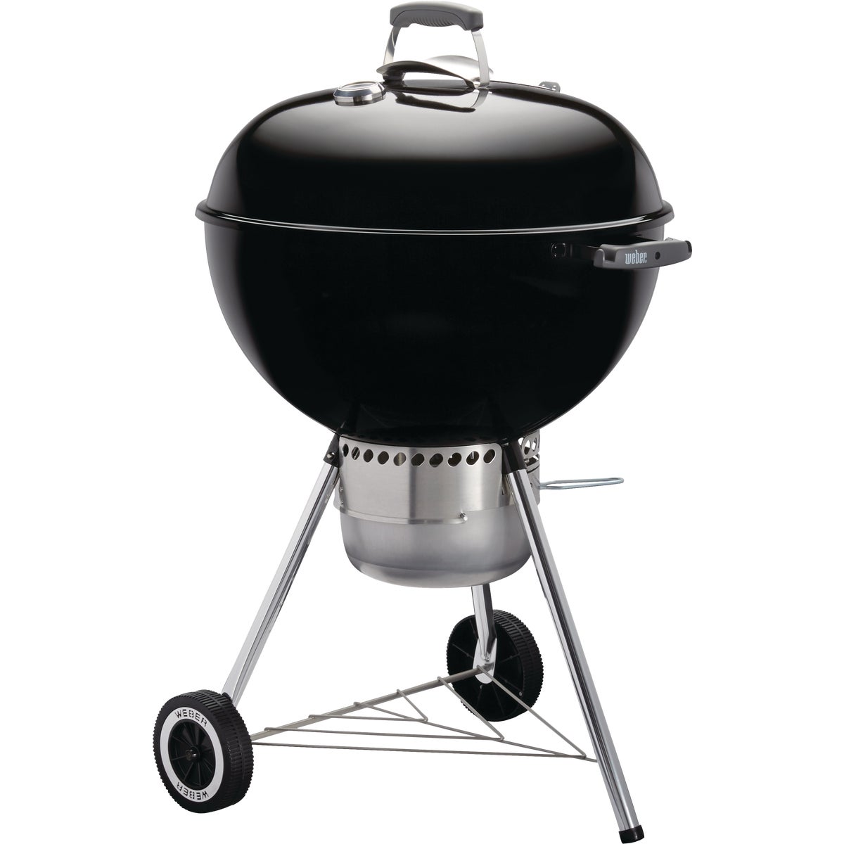 Weber Original Kettle Premium 22 In. Charcoal Grill, Black Image 3
