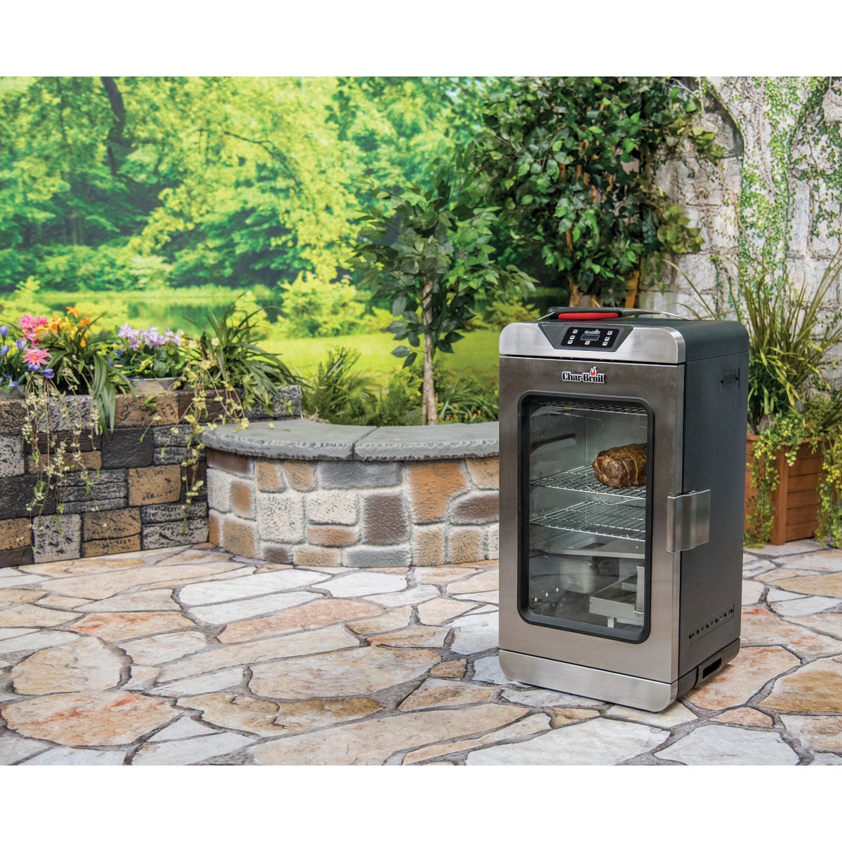 Char-Broil 32.5 In. H. 750W Vertical Digital Electric Smoker Image 3