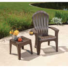 Adams Big Easy Earth Brown Resin Adirondack Chair Image 2
