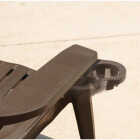 Adams Big Easy Earth Brown Resin Adirondack Chair Image 6