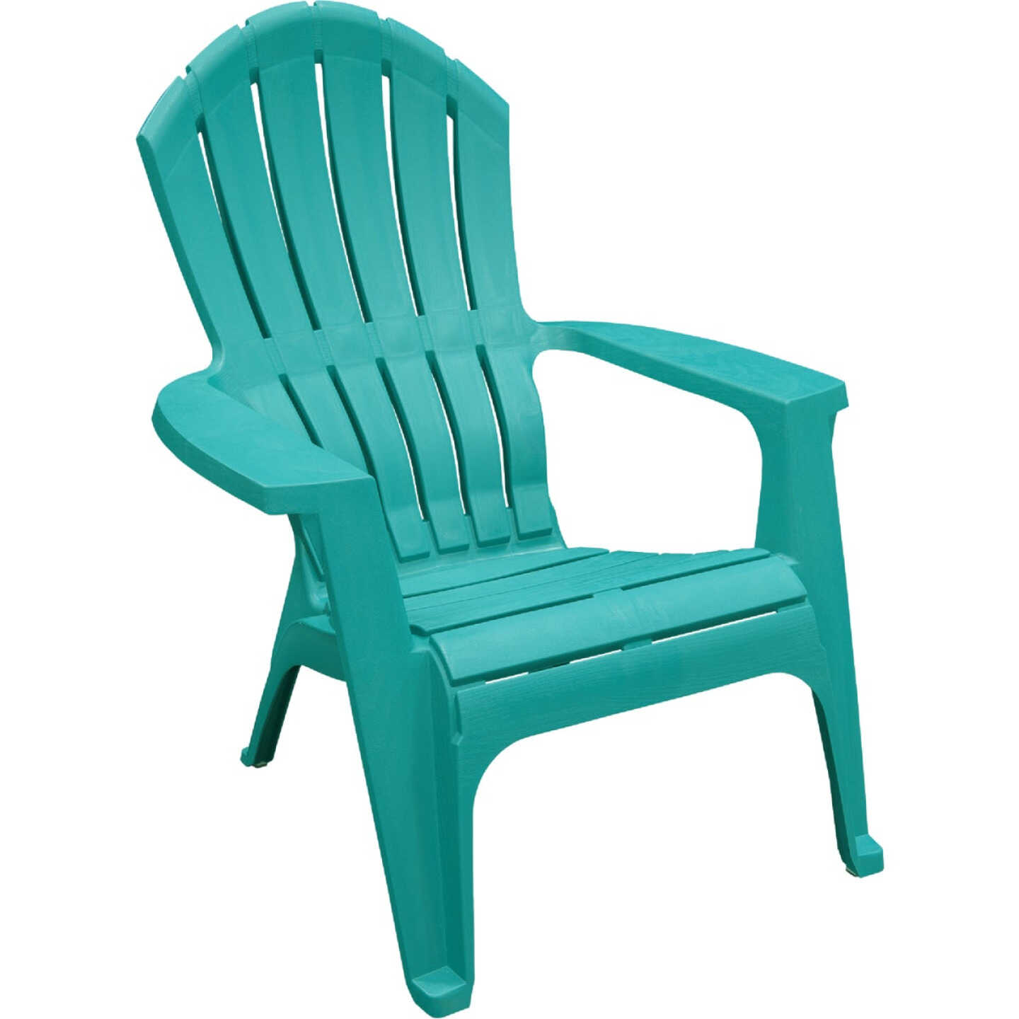 Adams RealComfort Teal Resin Adirondack Chair Image 1