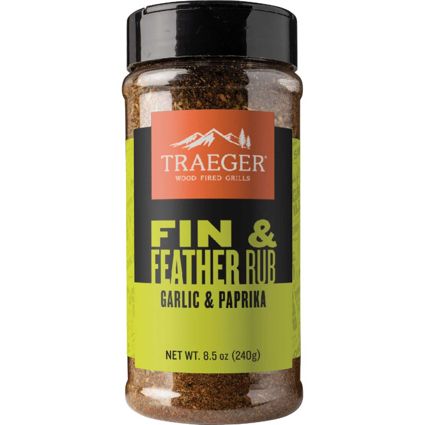 Traeger 8.5 Oz. Garlic & Paprika Flavor Fin & Feather Rub Image 1