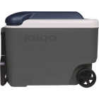 Igloo MaxCold 40 Qt. Roller Cooler, Ash Gray & Aegean Sea Image 1