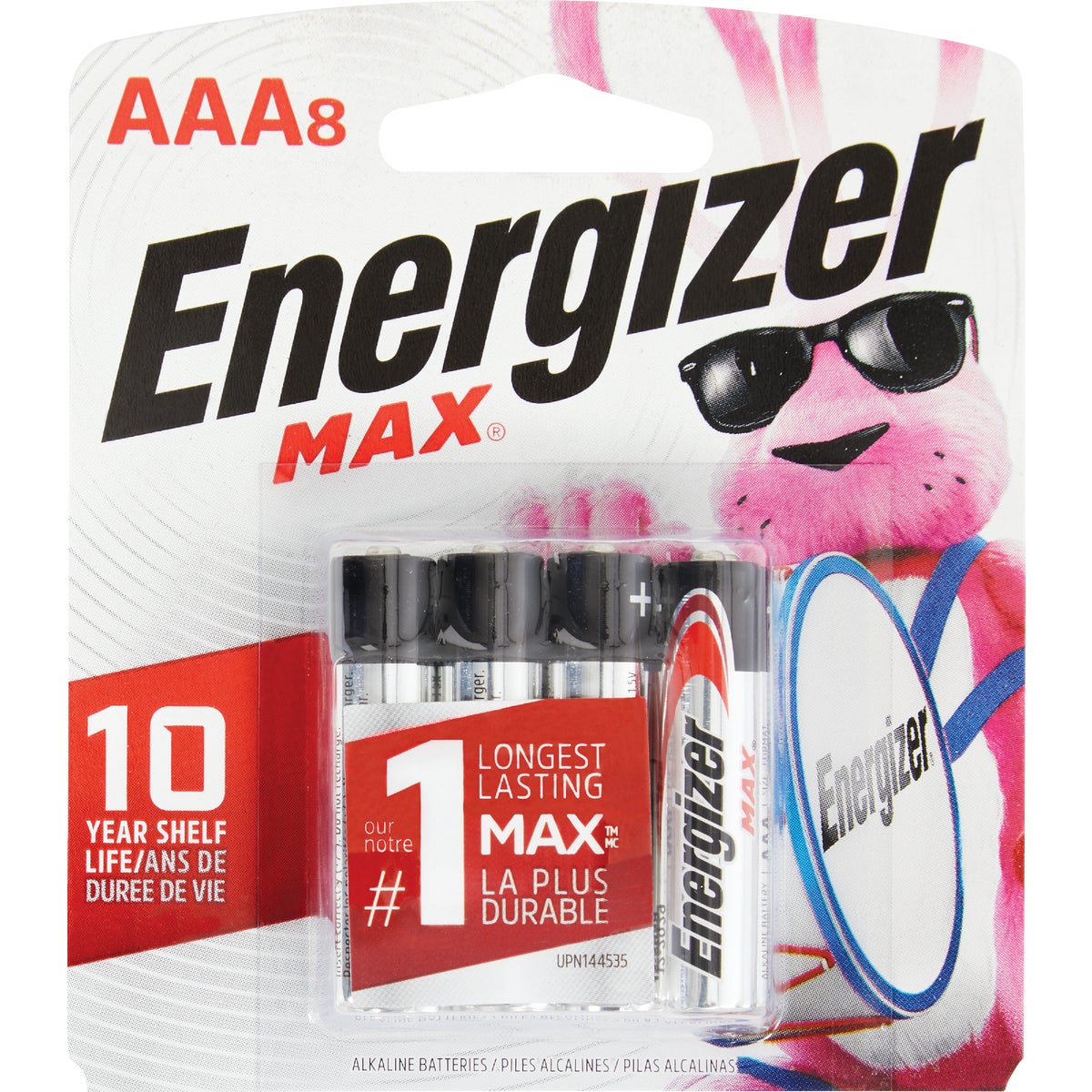 Energizer Max AAA Alkaline Battery (8-Pack) Image 1