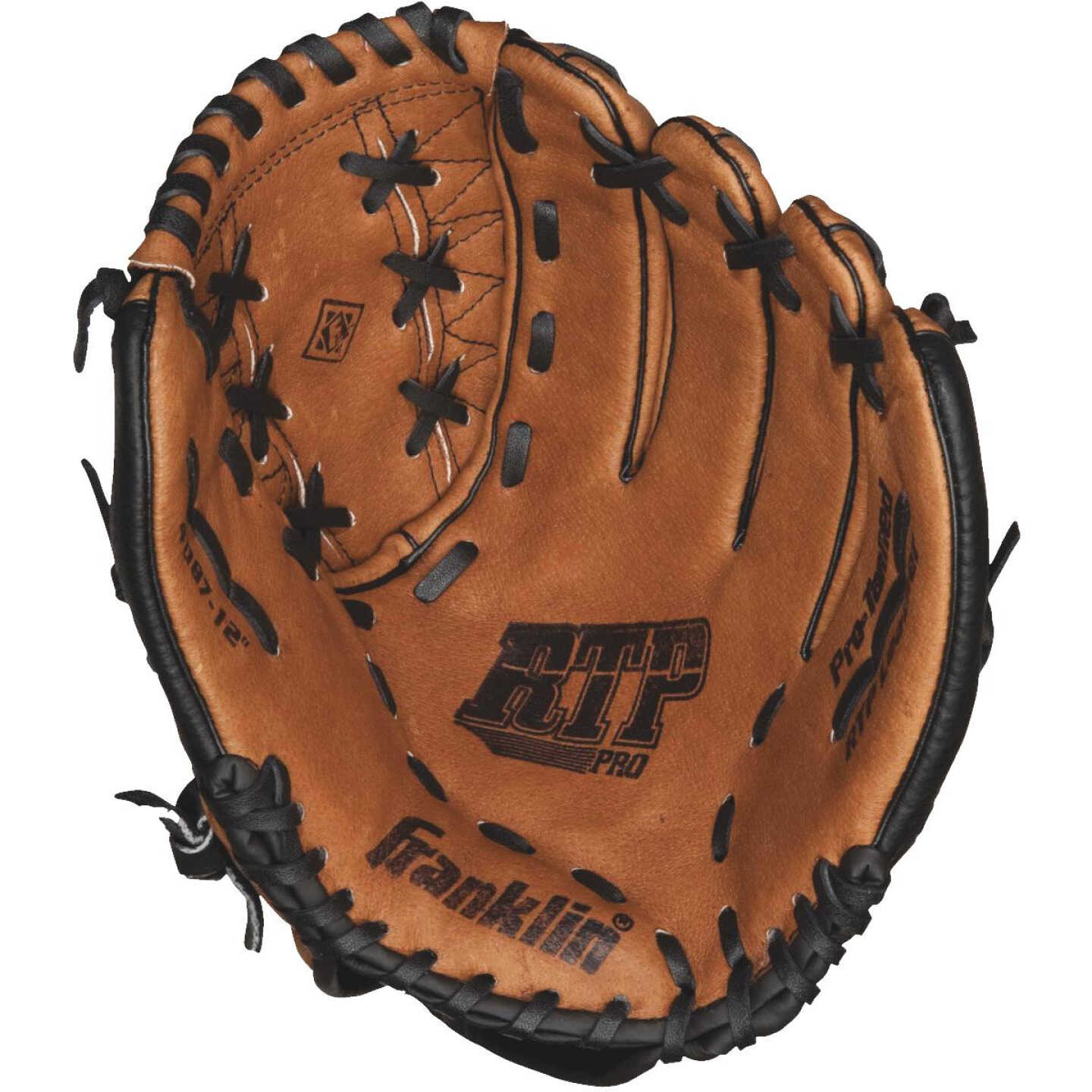12" LTHR BASEBALL GLOVE Image 1