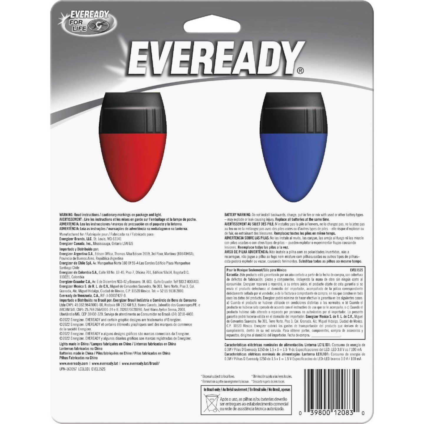 Eveready 7 Lm. LED 2D General Purpose Flashlight Set Image 4