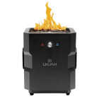 Ukiah Tailgater II 17 In. Black Square Gas Fire Pit with Beat to Music Technology Image 1