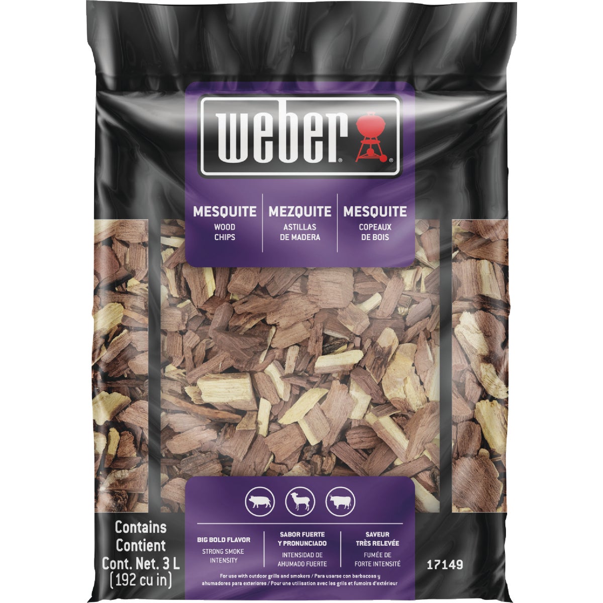 Weber 192 Cu. In. Mesquite Wood Chips Image 1