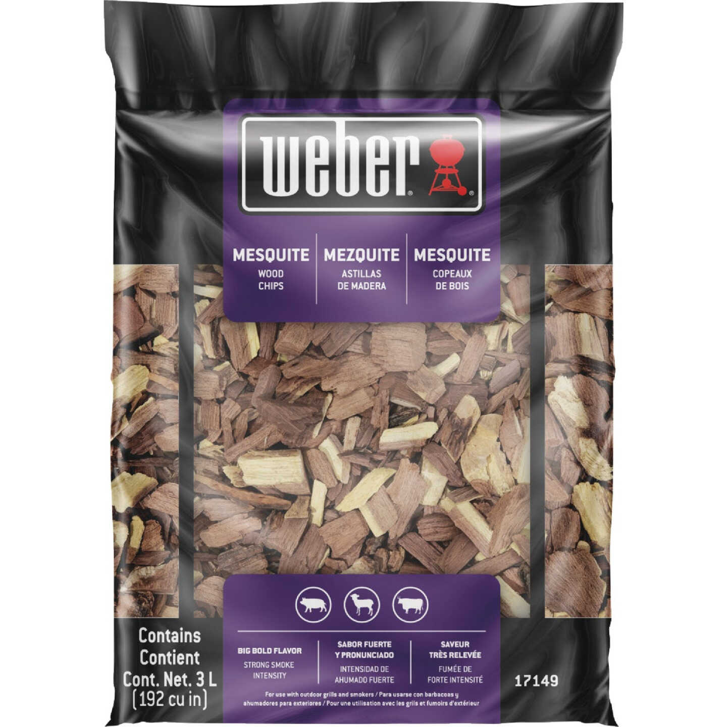 Weber 192 Cu. In. Mesquite Wood Chips Image 1