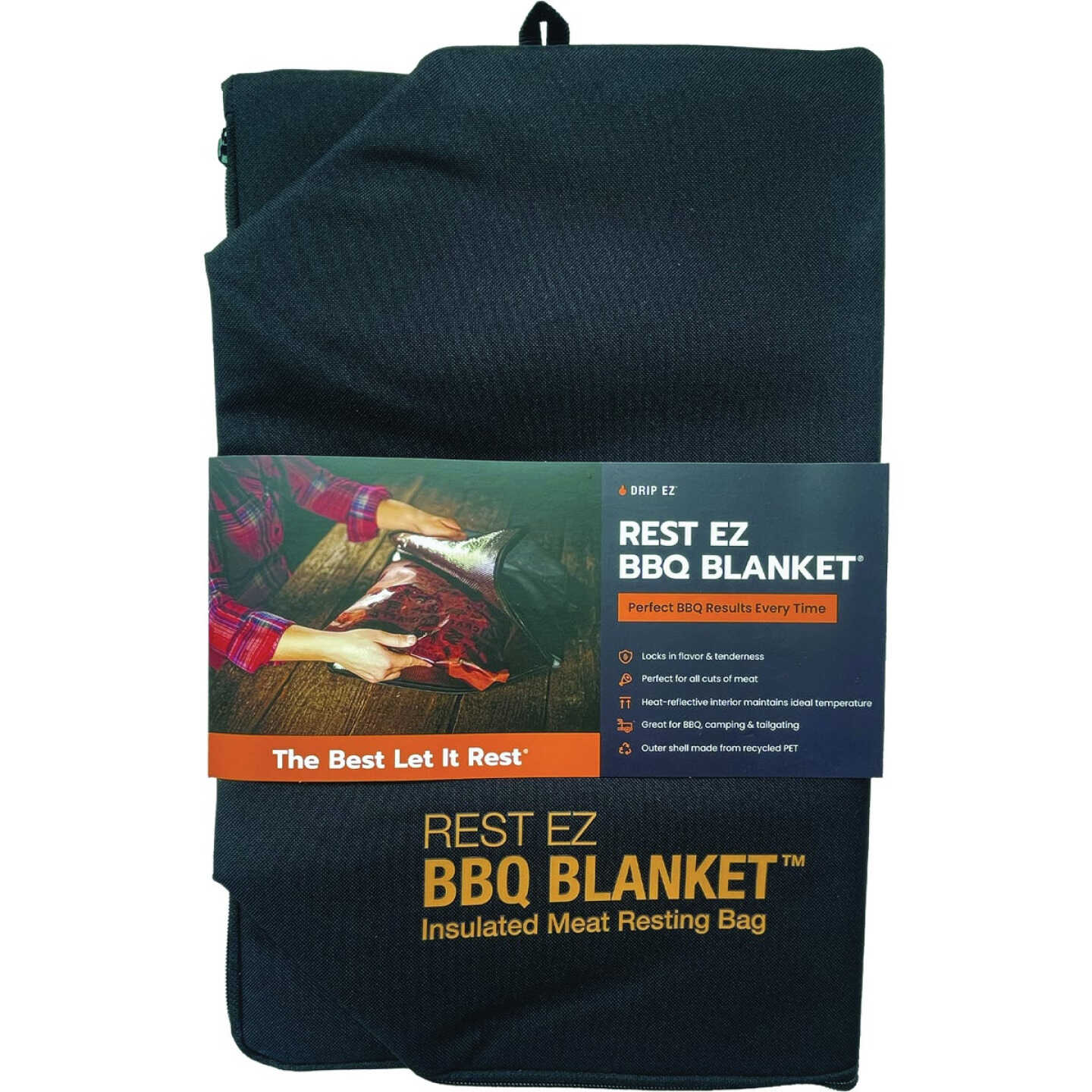 Drip EZ Black Insulated Meat Resting Bag Image 1