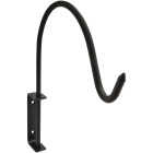National Hardware 12-13/16 In. Black Steel Curved Planter Hanger Image 1