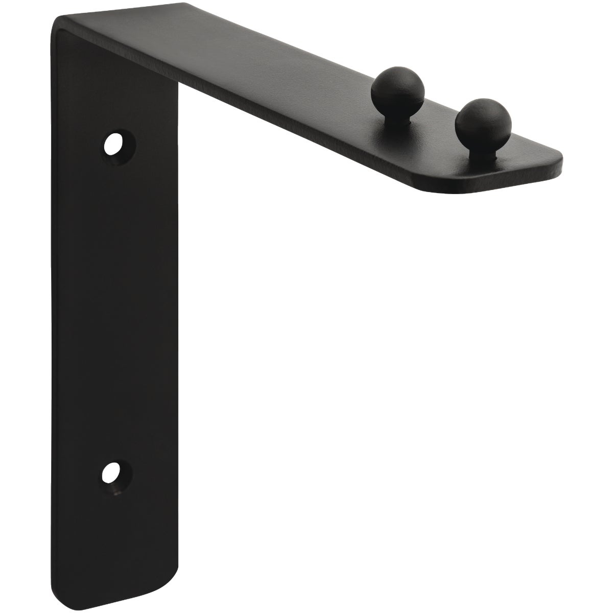 National Hardware 7 In. Black Steel Hanging Wall Plant Bracket
