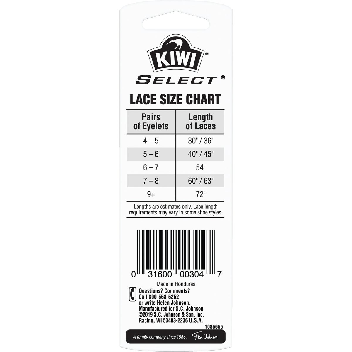Kiwi Select Sport Oval 54 In. Athletic Laces Image 7