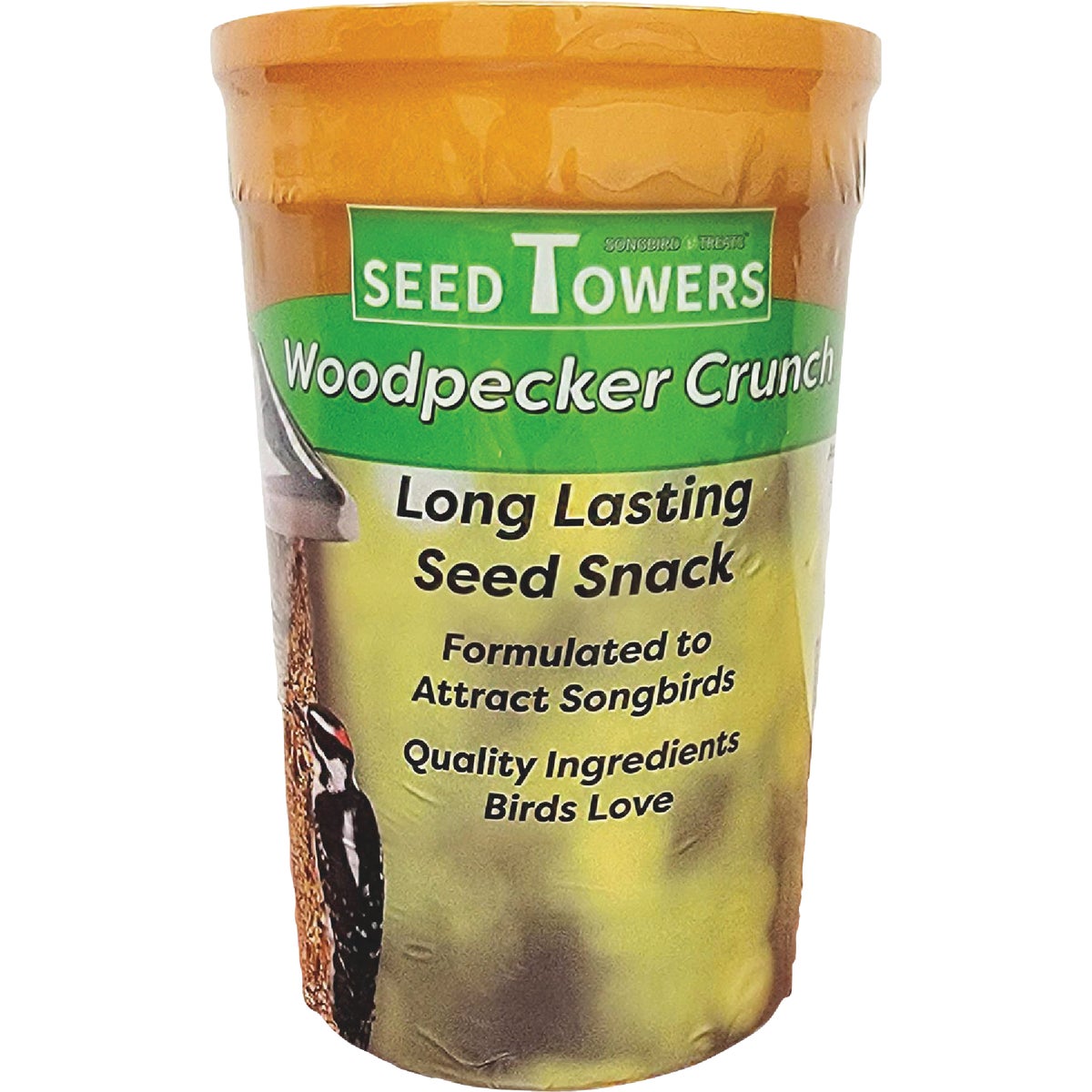 Wildlife Sciences Songbird Treats 13 Oz. Woodpecker Seed Tower Image 1