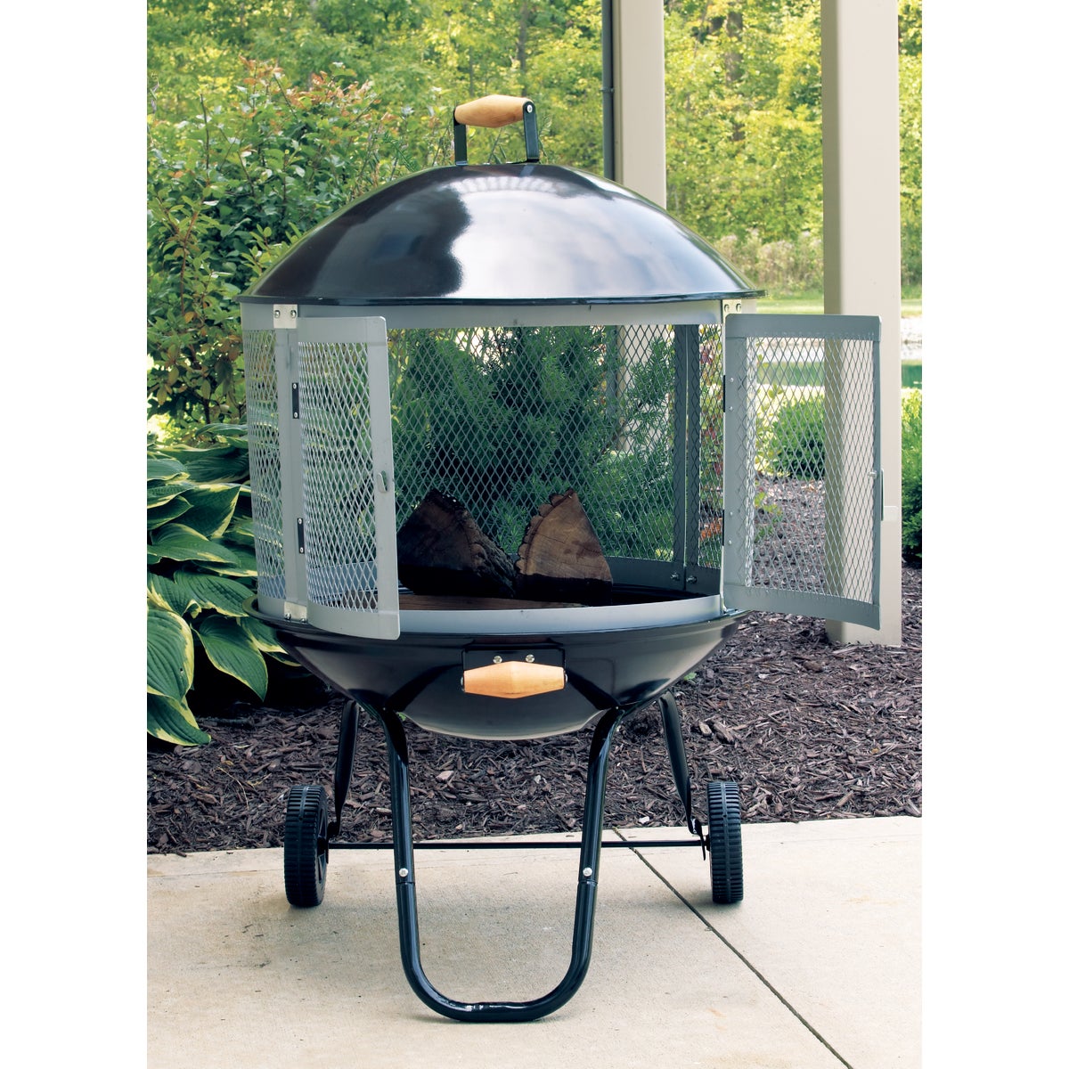 Well Traveled Living 28 In. Portable Wood Burning Fire Pit Image 3