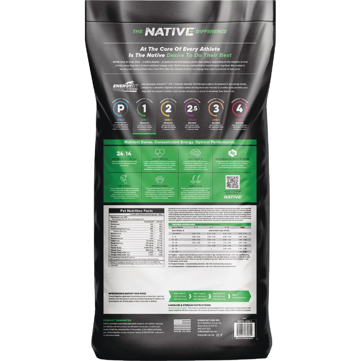 Native Level 1 Performance Nutrition 40 Lb. Dry Dog Food Image 7