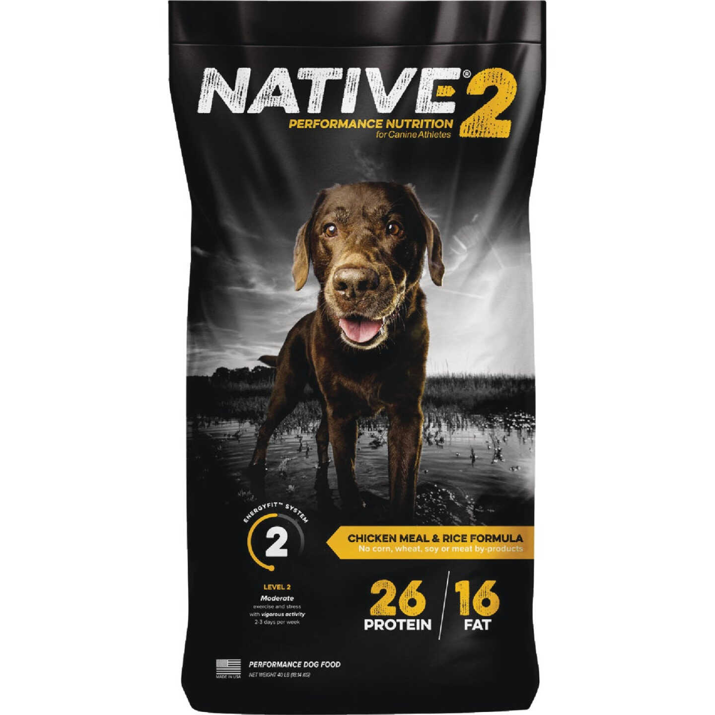 Native Level 2 Performance Nutrition 40 Lb. Dry Dog Food Image 1