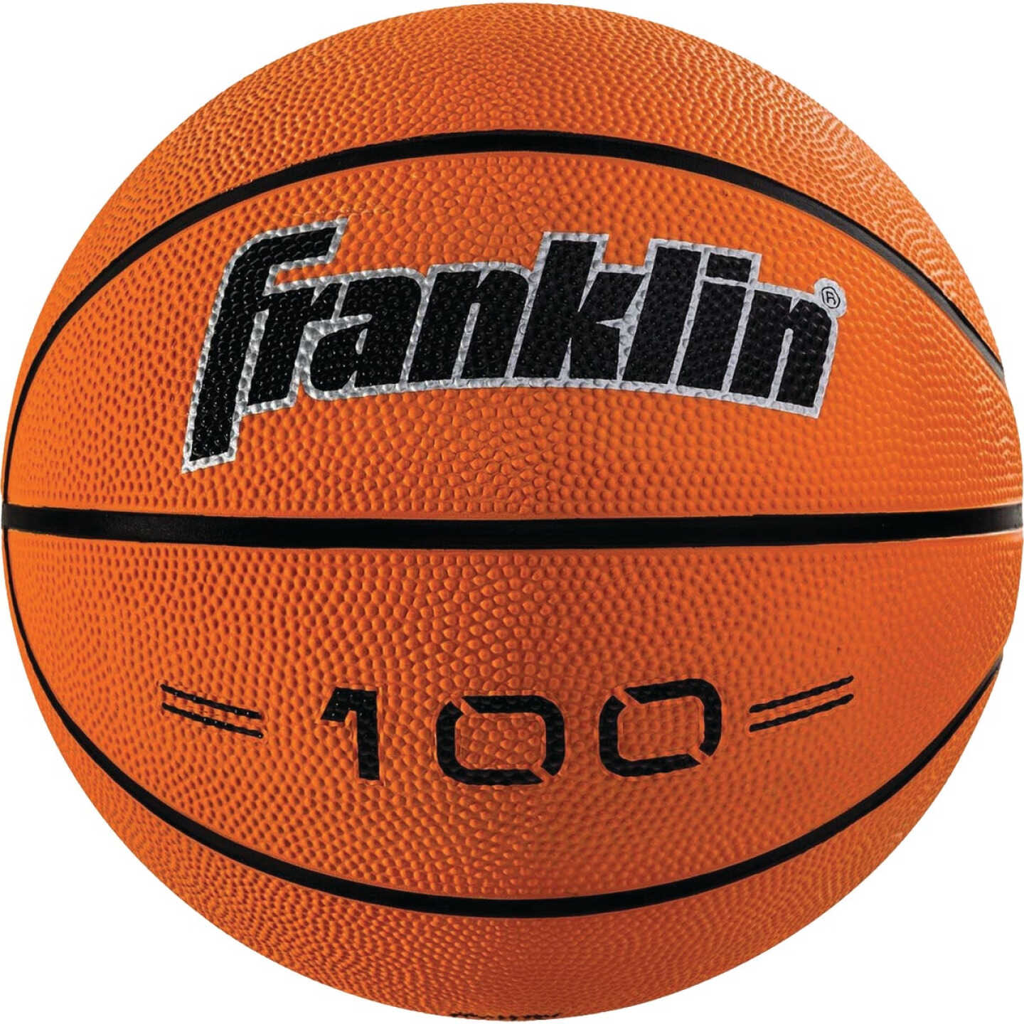 Franklin Grip-Rite Indoor/Outdoor Rubber Basketball, Official Size Image 1