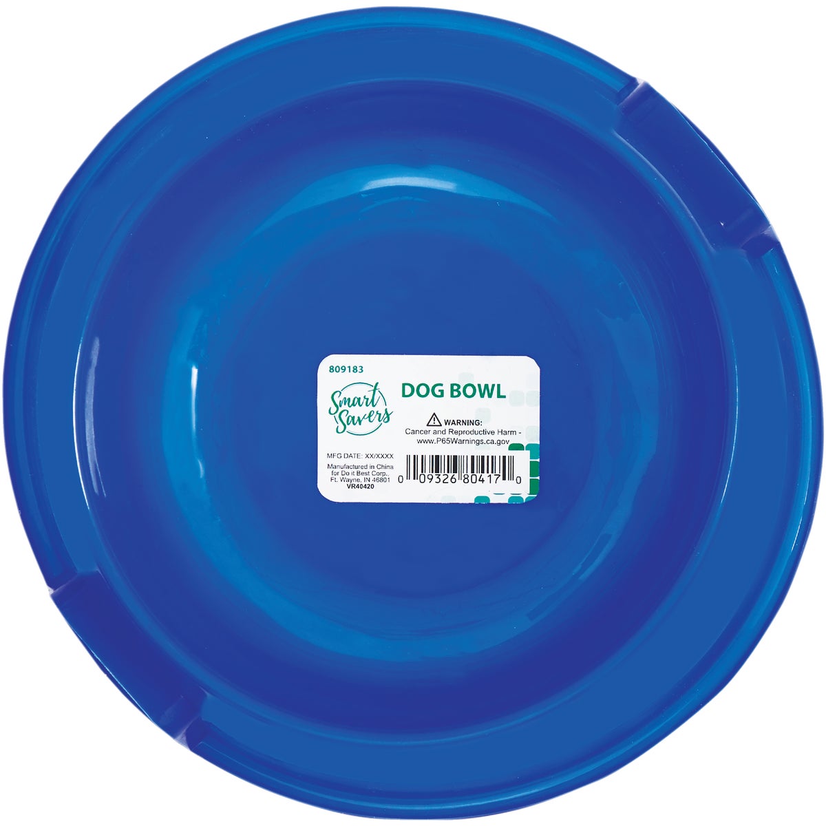 Smart Savers Plastic Round Medium Pet Food Bowl Image 2