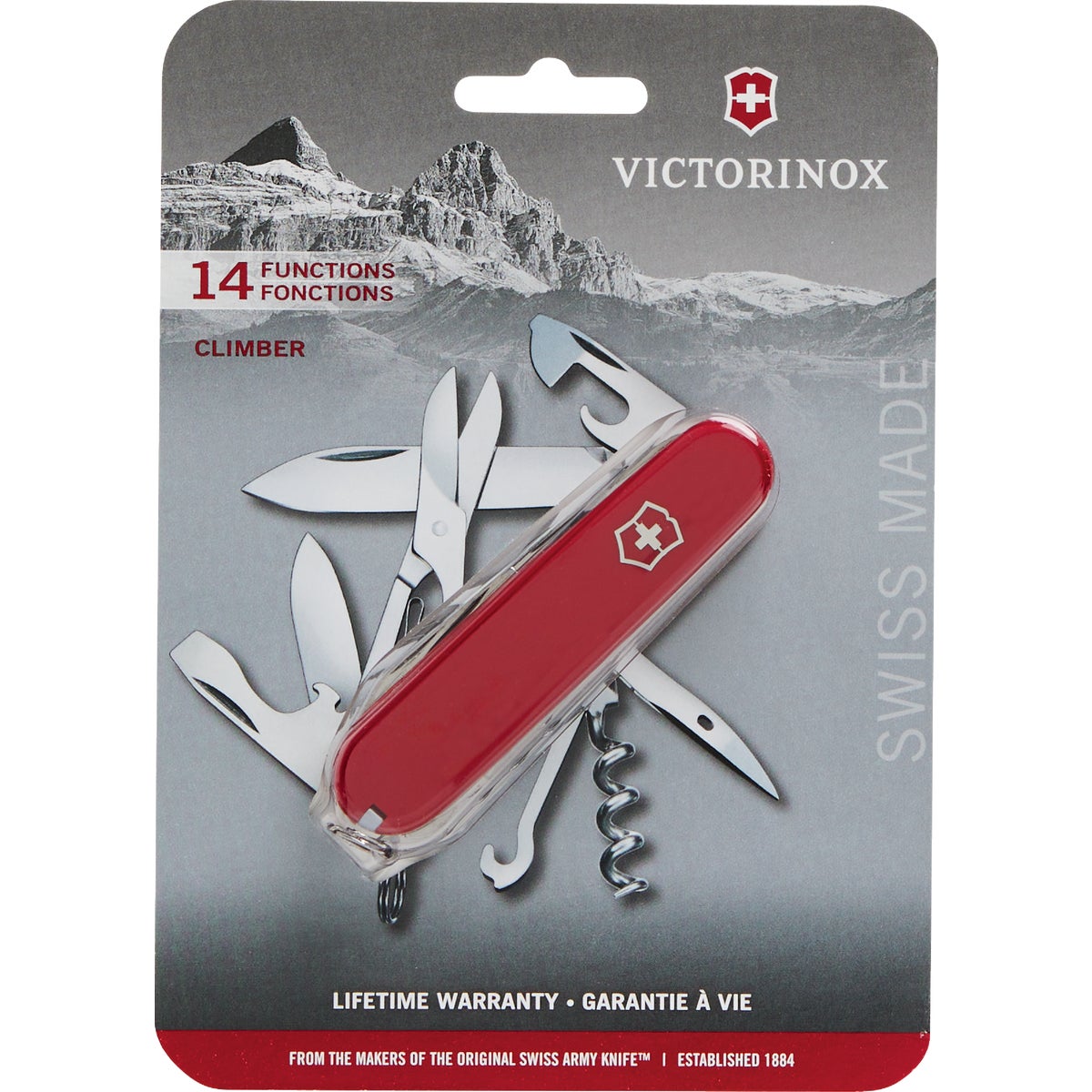 Victorinox Climber 13-Function 3-1/2 In. Red Swiss Army Knife Image 2