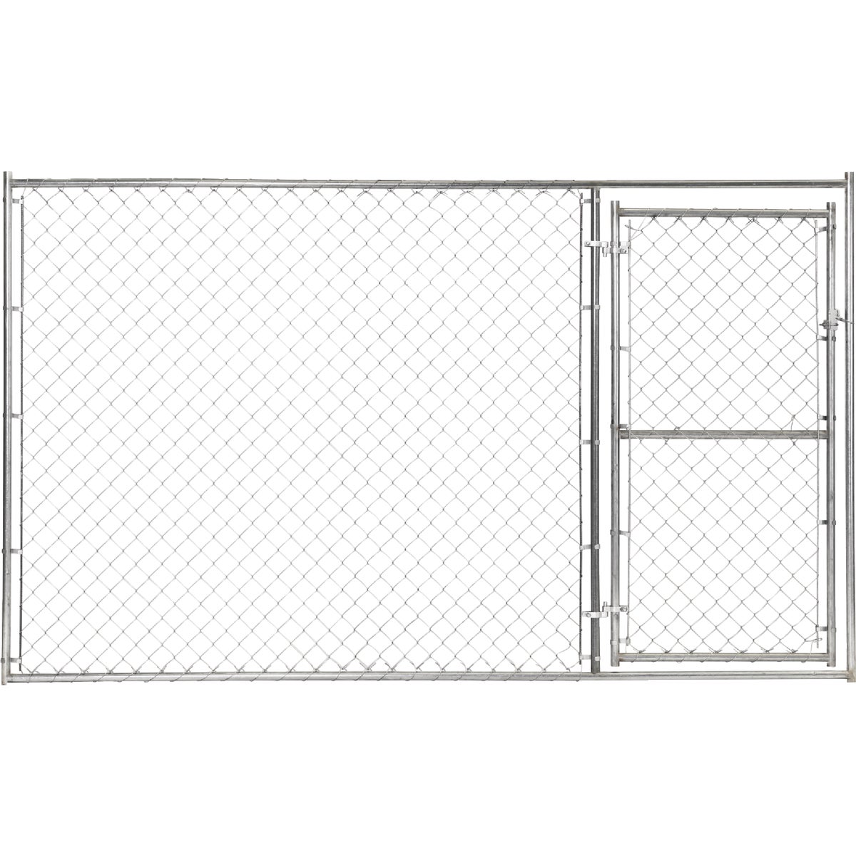 KennelMaster 10 Ft. W. x 6 Ft. H. Chain Link Steel Kennel Panel with Door Image 4
