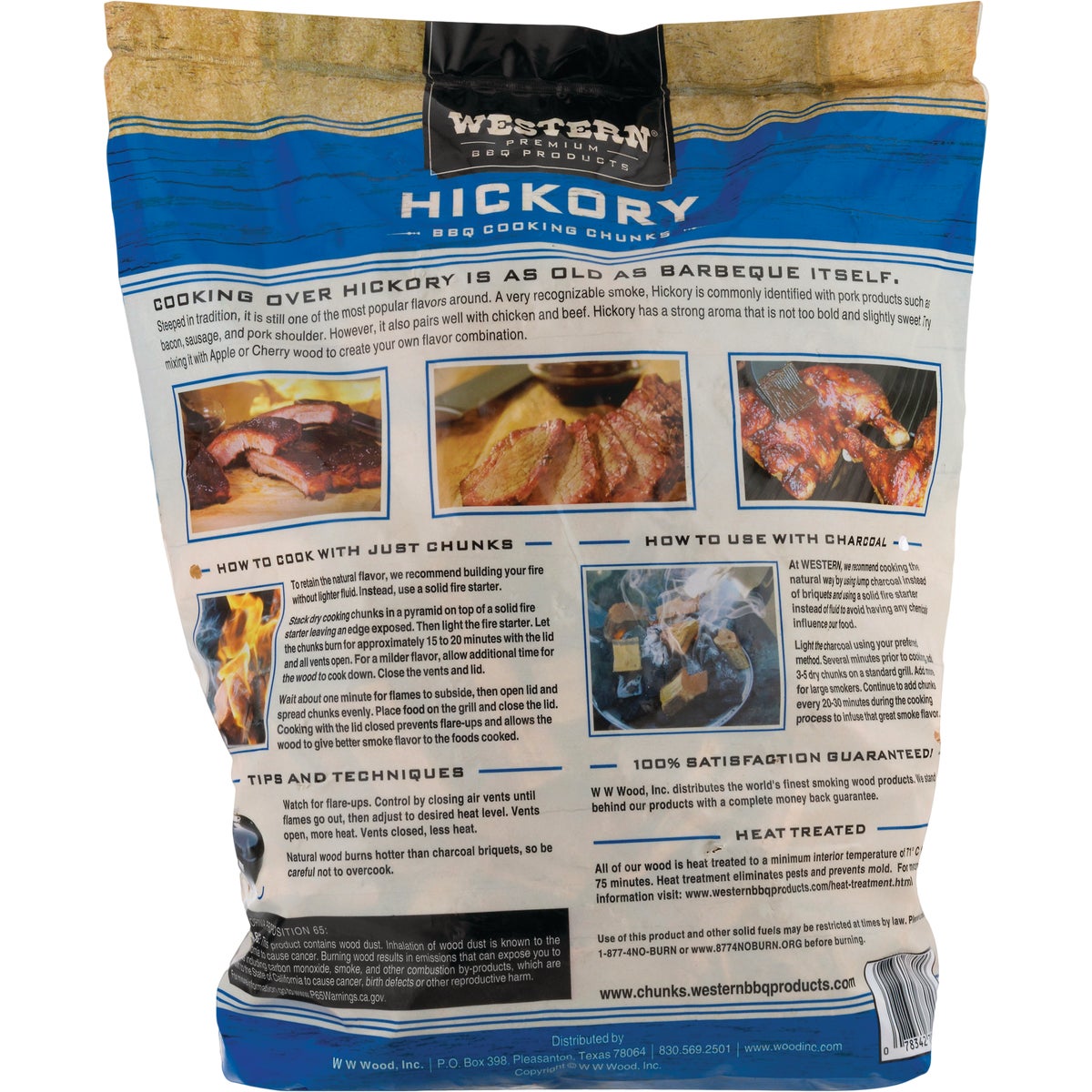 Western 500 Cu. In. Hickory Wood Smoking Chunks Image 5