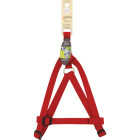Lupine 3/4 In. Traditional Solid Red Step-In Dog Harness Image 1