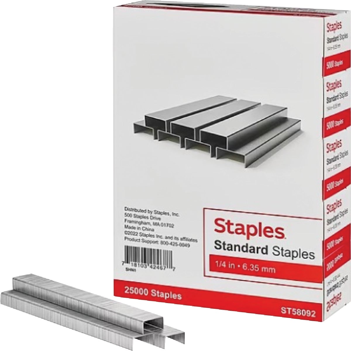 Tru Red 1/4 In. Standard Staples