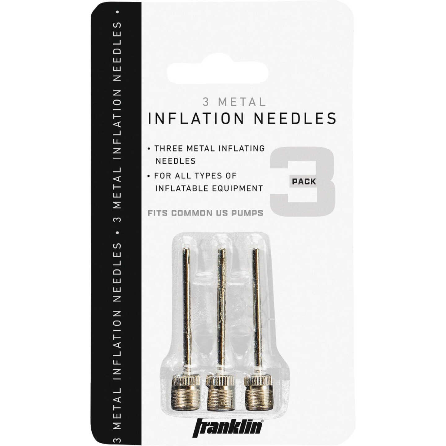 Franklin Standard Metal Inflating Needles (3-Pack) Image 1