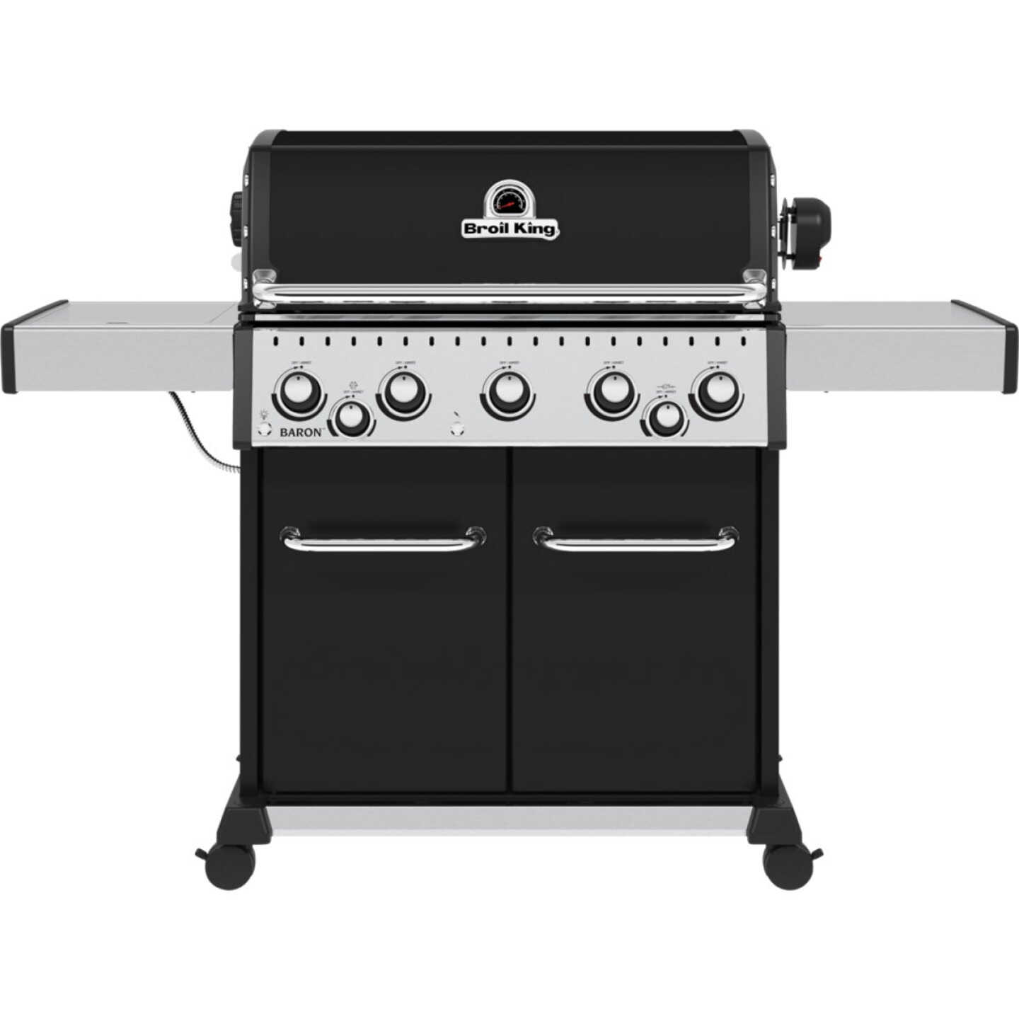 Broil King Baron 590 Pro 5-Burner Black 45,000 BTU LP Gas Grill Image 1
