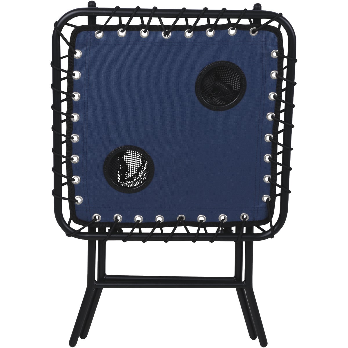 Outdoor Expressions Blue 18 In. Square Steel Folding Side Table Image 5