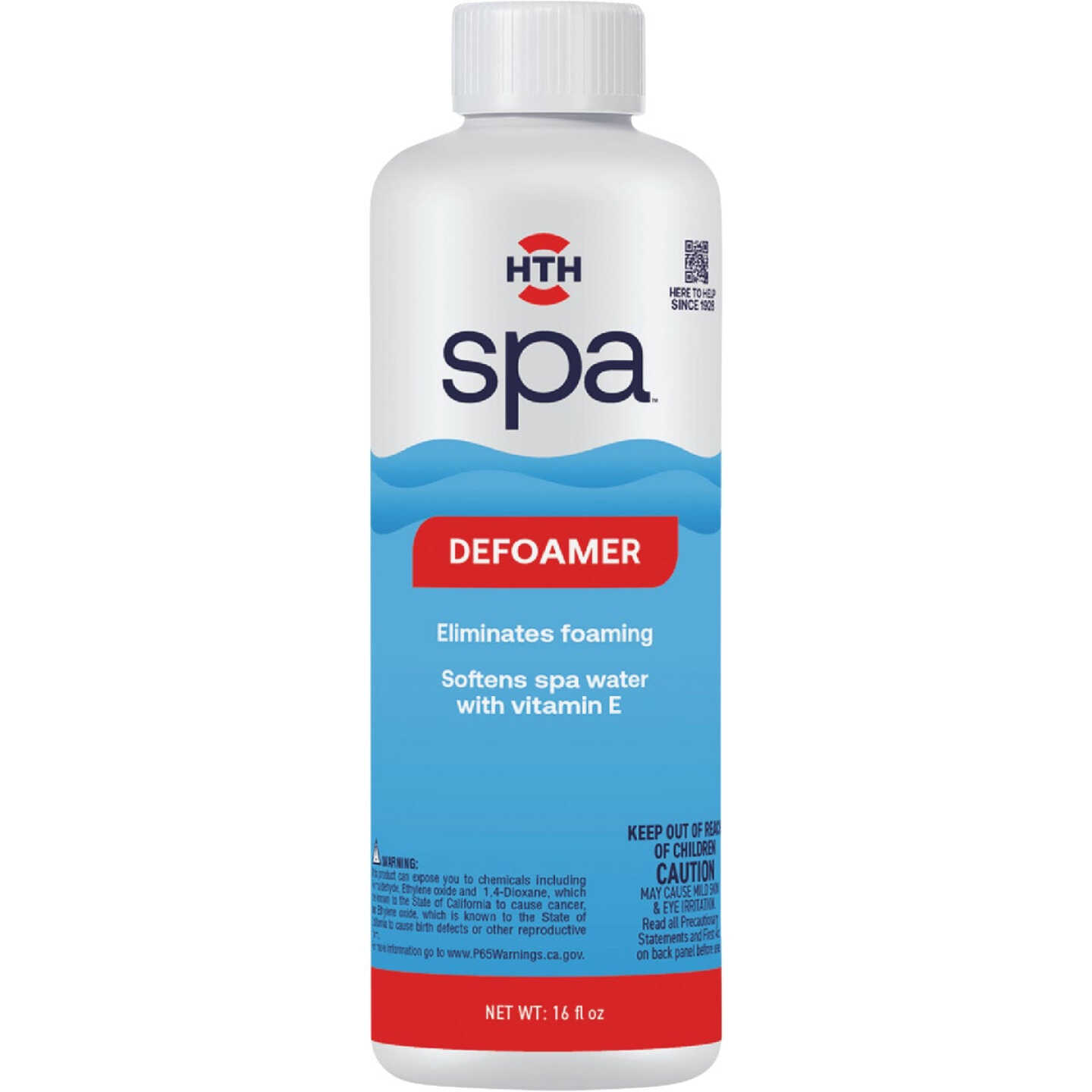 HTH Spa Care 16 Oz. Defoamer Foam Inhibitor Image 1