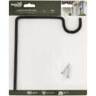 National Hardware 9 In. Black Steel Extended Wall Hook Plant Hanger Image 3