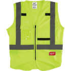 Milwaukee ANSI Class 2 Hi Vis Yellow Safety Vest, 2XL/3XL Image 1