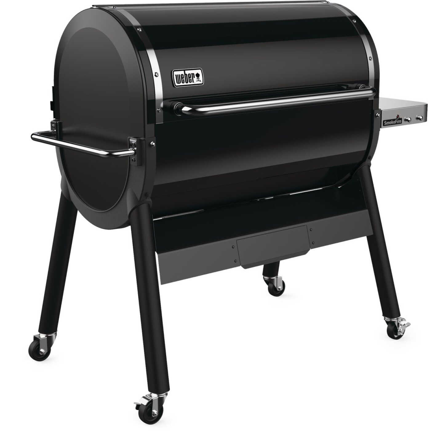 Weber SmokeFire EX6 Wood Pellet Grill, Black Image 8