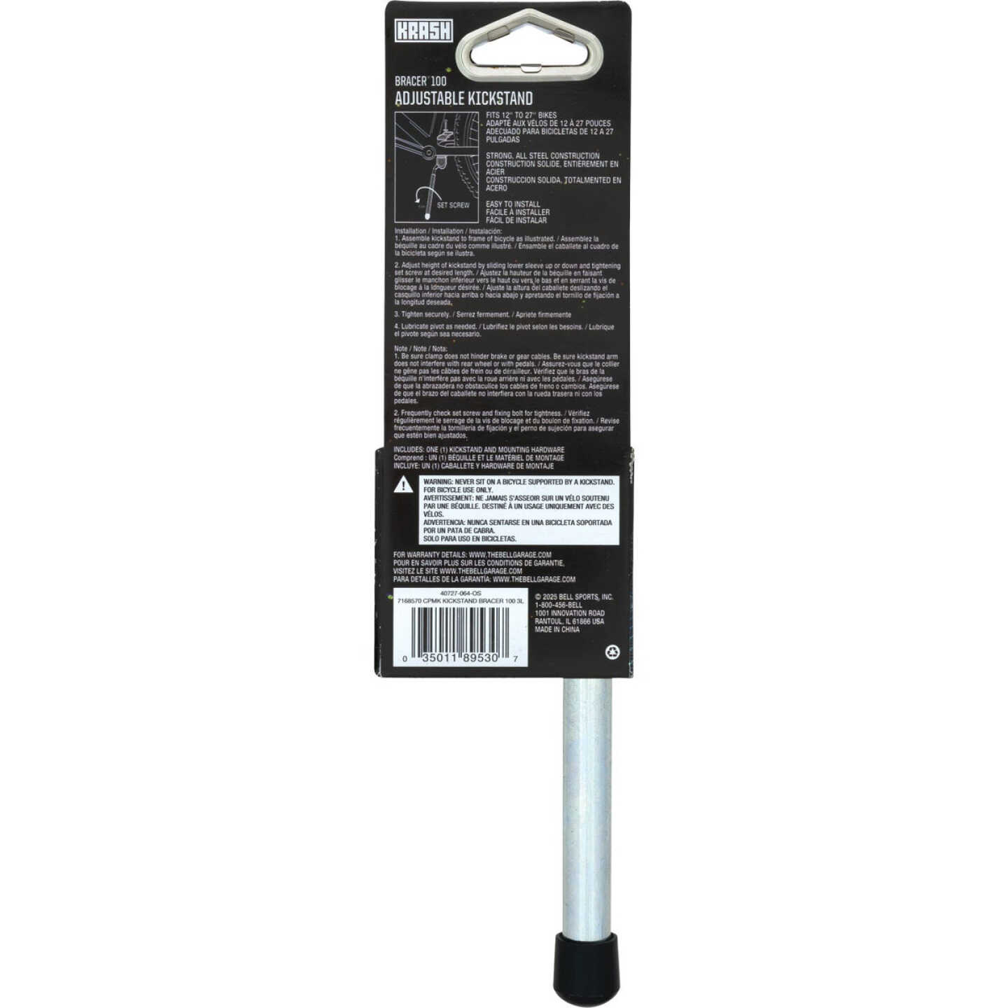 Krash Stander Kickstand for 12 In. to 26 In. Bicycles Image 2